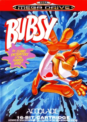 Bubsy in - Claws Encounters of the Furred Kind (USA, Europe) box cover front